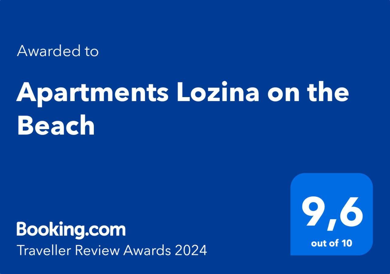 Apartments Lozina On The Beach Omiš Eksteriør bilde